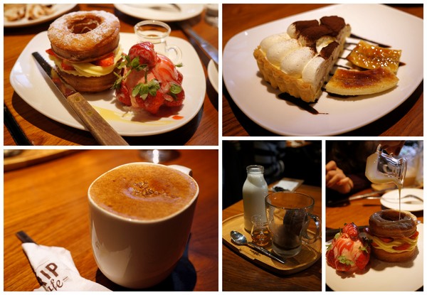 Drip Cafe 好滴(忠孝店)：(胖樺食記)二訪東區人氣店家”Drip Café好滴咖啡”(忠孝店) 。冰球咖啡歐蕾及可拿滋讓人魂牽夢縈。
