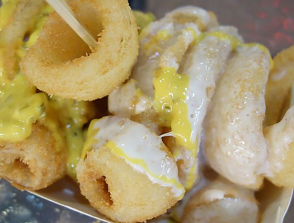 蔥樂手工洋蔥圈:我在南方公園逛夜市~蔥樂手工洋蔥圈 好揪西像水果一樣的洋蔥