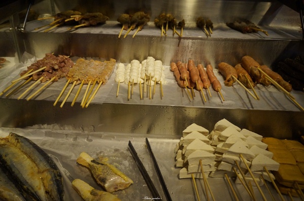 柒串燒屋：台北 捷運中山站 柒串燒屋~超平價焦糖口味串燒