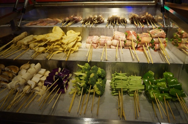 柒串燒屋：台北 捷運中山站 柒串燒屋~超平價焦糖口味串燒