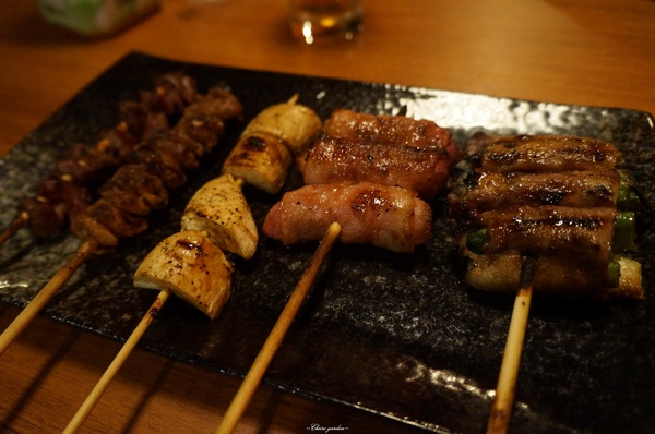 柒串燒屋：台北 捷運中山站 柒串燒屋~超平價焦糖口味串燒