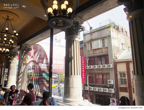 統一星巴克保安門市：【台北Taipei-Dadaocheng】大稻埕古蹟咖啡館 星巴克保安門市百年建築飄溢咖啡香