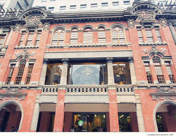 統一星巴克保安門市：【台北Taipei-Dadaocheng】大稻埕古蹟咖啡館 星巴克保安門市百年建築飄溢咖啡香