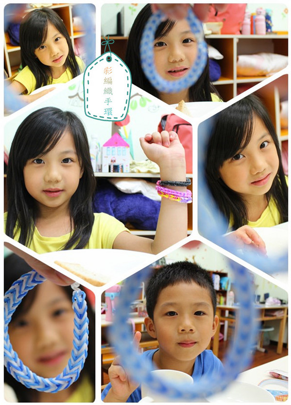 彩編織手環(橡皮筋手環)：手工DIY手環~彩編織手環(橡皮筋手環)~小學生正夯~DIY真有趣，大人小孩都在玩♡