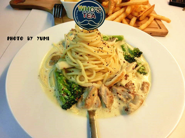 Who's tea 鬍子茶(逢甲店)：【口碑券§第69彈】逢甲商圈平價美食報你知!!美味義大利麵/帕里尼CP值爆表@Who's tea 鬍子茶(逢甲店)