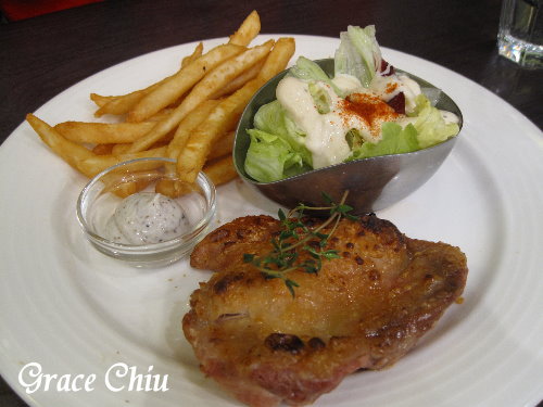 香料烤雞腿~瓦法奇朵(台北車站店) ~信陽街%2F台北車站商圈%2F站前