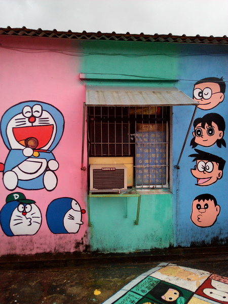 下營區維尼村：【臺南Ω下營區】小熊維尼彩繪村。結合在地文化信仰的維尼彩繪