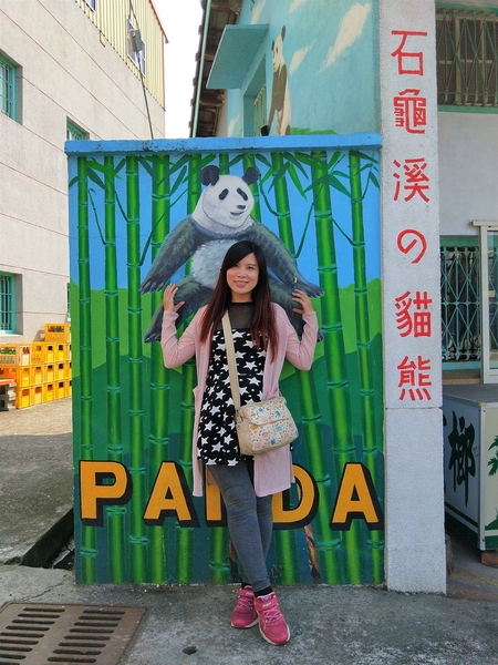 搶先曝光全台唯一3D貓熊彩繪村：【雲林斗南景點】石龜溪貓熊彩繪村~唯一以貓熊為主題的彩繪