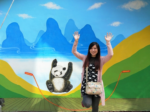 搶先曝光全台唯一3D貓熊彩繪村：【雲林斗南景點】石龜溪貓熊彩繪村~唯一以貓熊為主題的彩繪