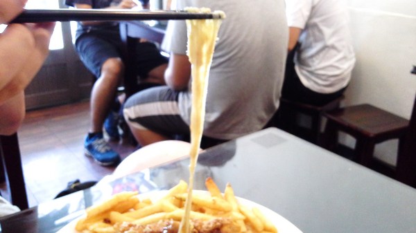 麴町食堂兒玉傳統家庭料理:『麴町食堂兒玉傳統家庭料理』限量版的泥火山起司豬排咖哩飯~超牽絲的巨無霸份量