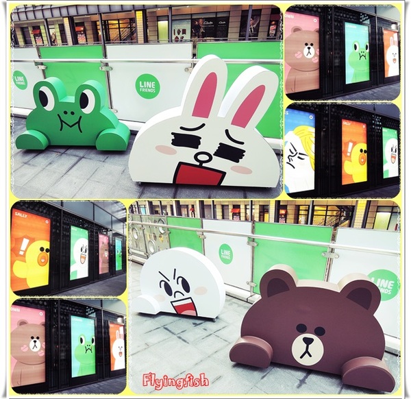 LINE FRIENDS STORE 專門店:✜ 歐麥尬~ 超療癒、讓人驚喜連連滴歡樂製造機-微風松高「Line Friends Store」