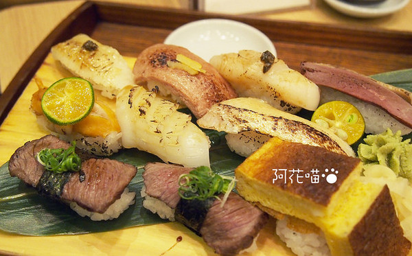 和歌壽司：【西門】澎派系丼飯定食『和歌壽司』，超特色生魚片丼飯、比目魚鰭邊肉、骰子牛排丼