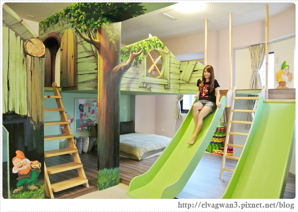 台南-中西區-迪利小屋-迪利二館-Deely Fun-迪利好好笑-親子餐廳-親子民宿-溜滑梯民宿-台南民宿推薦-民宿-白雪公主-4-117-19 (030)-1