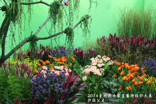 2014臺北花卉裝置藝術設計大展(跟著花去旅行):2014臺北花卉裝置藝術設計大展「跟著花去旅行」花博爭艷館