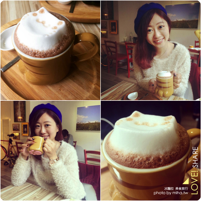 立體貓拉花咖啡