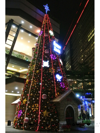 新北市政府行政大樓：【遊記】oO。台北  各區聖誕樹齊聚～美麗又浪漫！。o○。