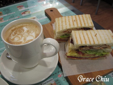 可可芭蕾:可可芭蕾~豐富的板烤總匯&咬開小心燙口的熱夾心吐司(捷運雙連站周邊)