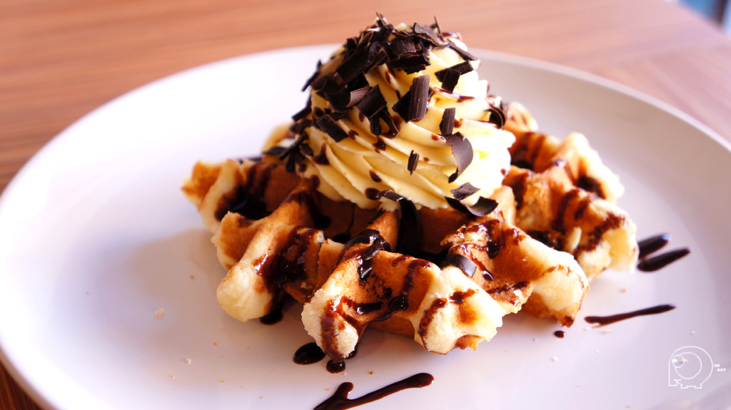 巧克力卡士達鬆餅