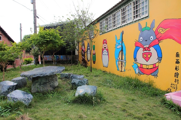 嘉義新港南崙彩繪村:【嘉義新港景點】南崙彩繪龍貓村~可愛逗趣的模樣 相機卡砸個不停 到處都是龍貓的蹤跡