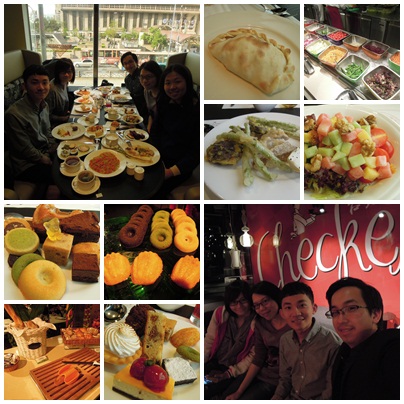 台北凱撒大飯店Checkers自助式餐廳:【台北車站美食】聚餐推薦凱撒Checkers下午茶吃到飽-葷素皆有(圖多食記)