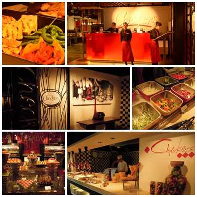 台北凱撒大飯店Checkers自助式餐廳:【台北車站美食】聚餐推薦凱撒Checkers下午茶吃到飽-葷素皆有(圖多食記)