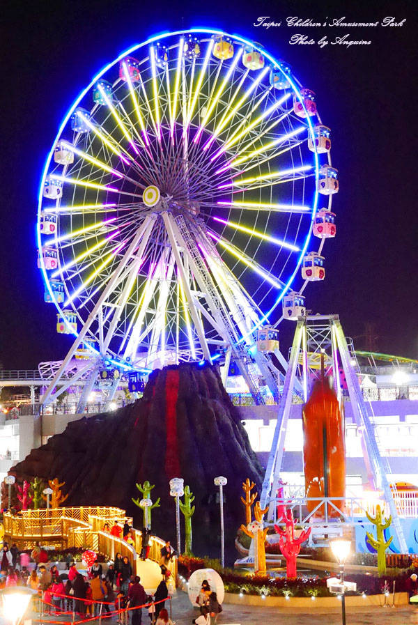 廖西瓜@台北市立兒童新樂園夜景13
