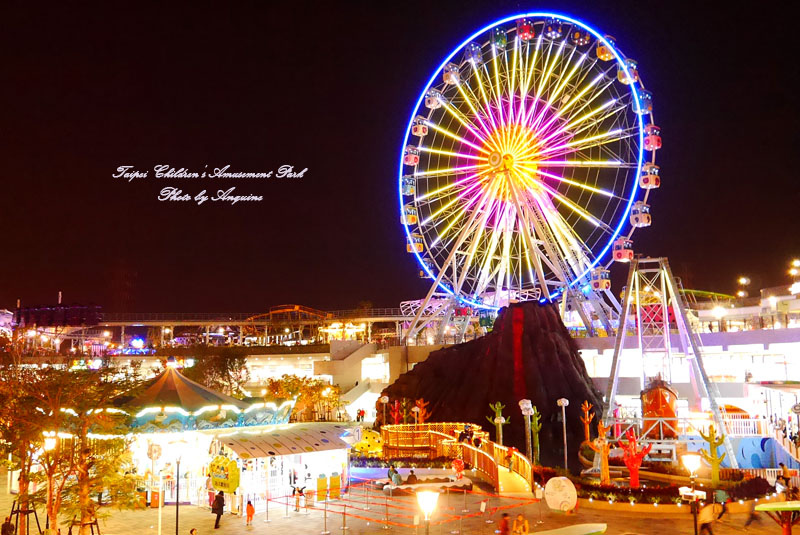 廖西瓜@台北市立兒童新樂園夜景42