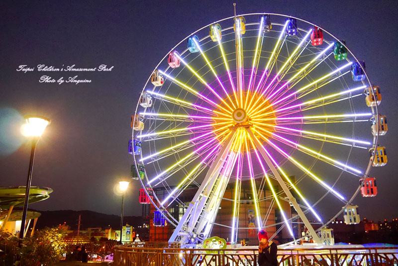 廖西瓜@台北市立兒童新樂園夜景7