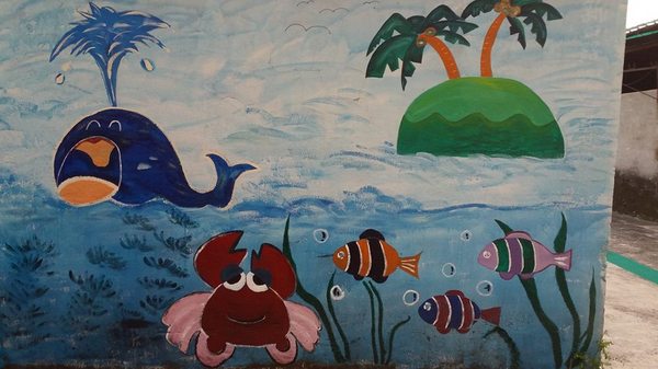 前金社區-新田路253巷彩繪牆：【高雄景點】新田路253巷彩繪牆