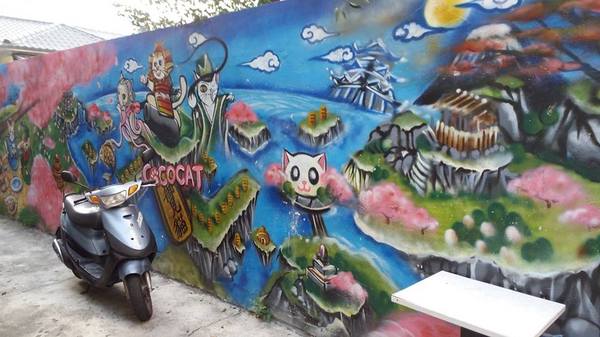 前金社區-新田路253巷彩繪牆：【高雄景點】新田路253巷彩繪牆