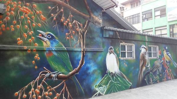 前金社區-新田路253巷彩繪牆：【高雄景點】新田路253巷彩繪牆