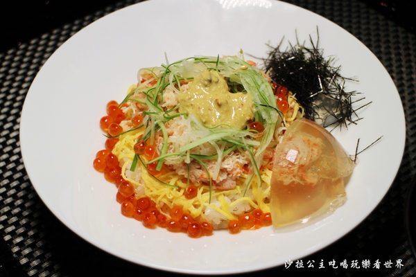 鼎膾一品涮涮鍋:大安‧信義商業午餐『鼎膾北海道毛蟹專賣店』水信玄餅/晶凍蟹肉蓋飯