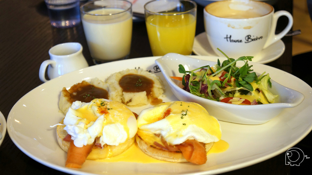 燻鮭魚洋蔥班尼迪克蛋