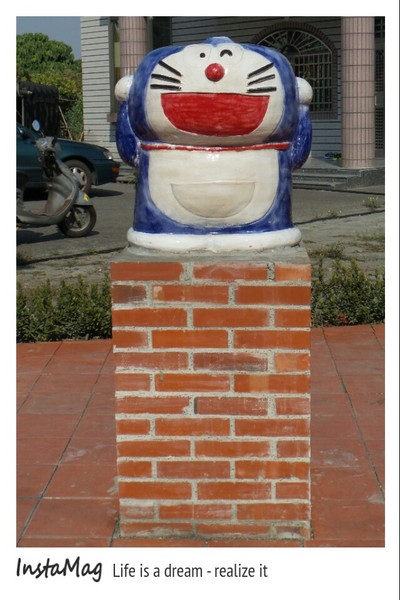 三民社區享幸福廊道：平凡的鄉村有小小的貓世界&彰化田中窯燒陶板藝術貓社區