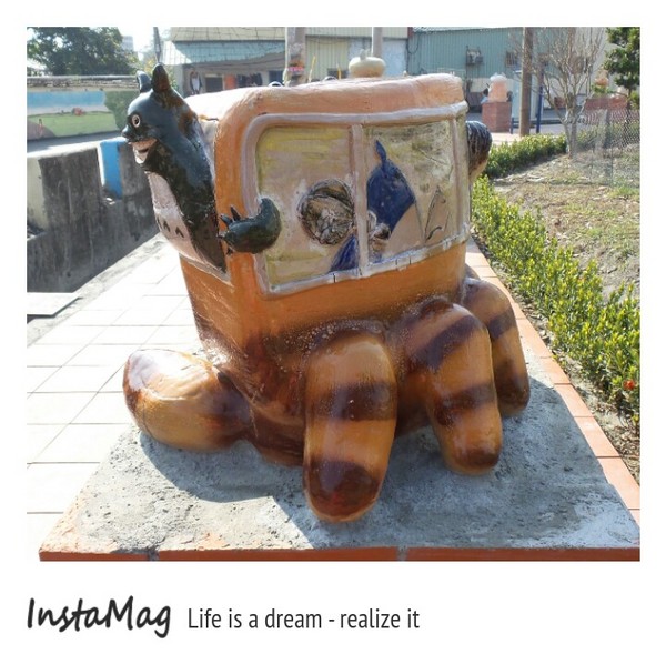 三民社區享幸福廊道：平凡的鄉村有小小的貓世界&彰化田中窯燒陶板藝術貓社區