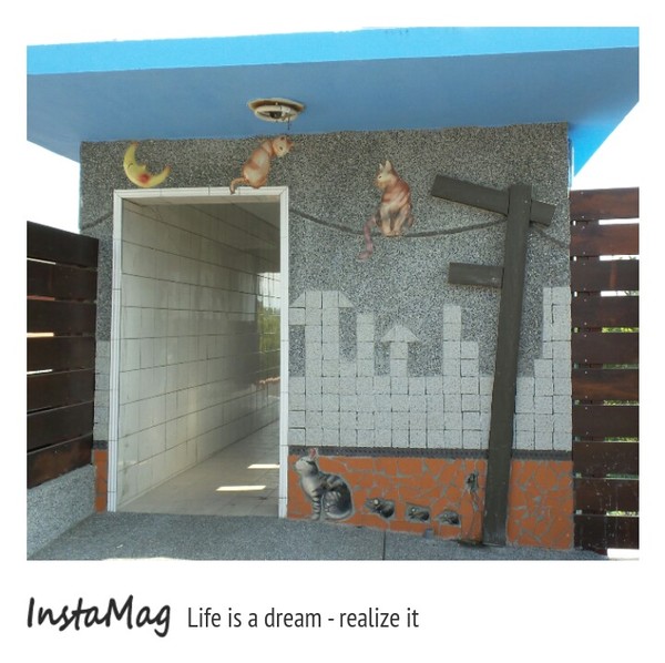 三民社區享幸福廊道：平凡的鄉村有小小的貓世界&彰化田中窯燒陶板藝術貓社區