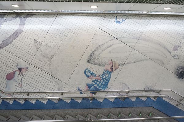 南港車站：[捷運南港站] Citylink~在南港來段幾米的奇幻冒險之旅吧