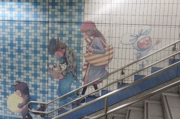 南港車站：[捷運南港站] Citylink~在南港來段幾米的奇幻冒險之旅吧