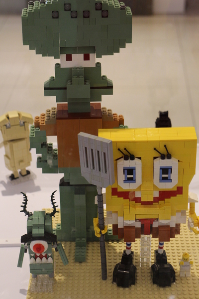 樂高積木展：台北‧免費全台最大樂高積木展/海綿寶寶、小小兵、鋼彈、星際迷航戰艦、阿帕契