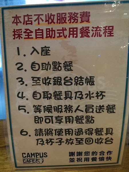 CAMPUS CAFE(忠孝店)：《台北》CAMPUS CAFE│校園新美式風味餐廳 內有活招牌@忠孝復興站