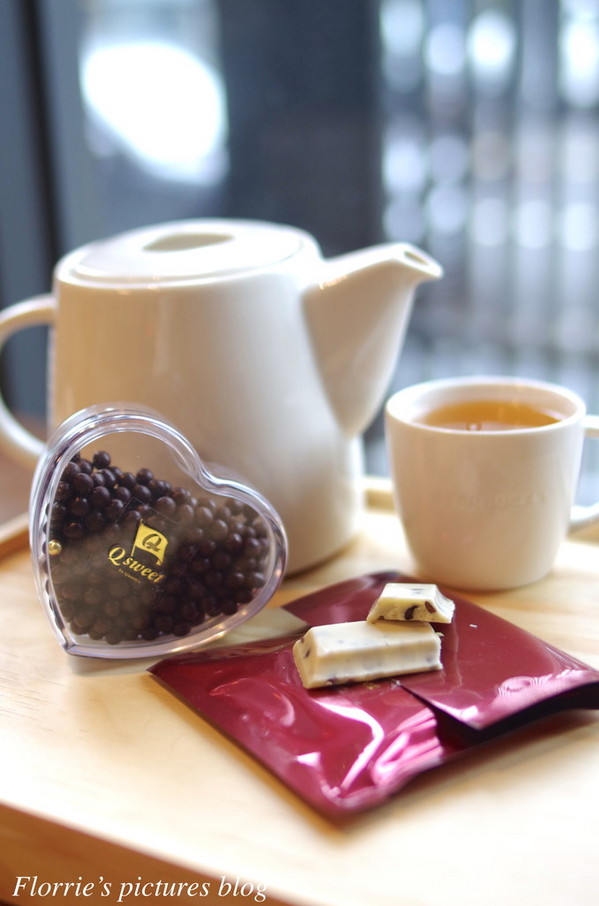 Qsweet:台北大安區美食~Qsweet精品甜點~獨特風味的花椒可可豆療癒巧克力霸(下)