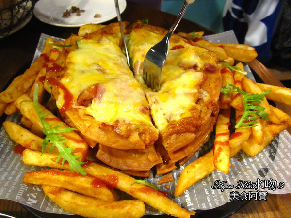 Aqua Kiss 水吻3(師大店):【台北市】獨創披薩千層塔六層精緻美味一次品嚐-Aqua Kiss水吻3