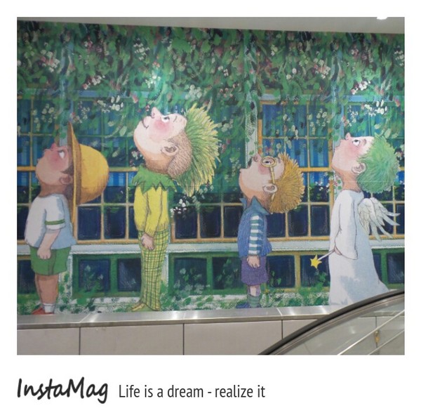 南港CITY LINK幾米藝術:有夢最美,充滿療癒的異想世界-南港幾米吹泡泡