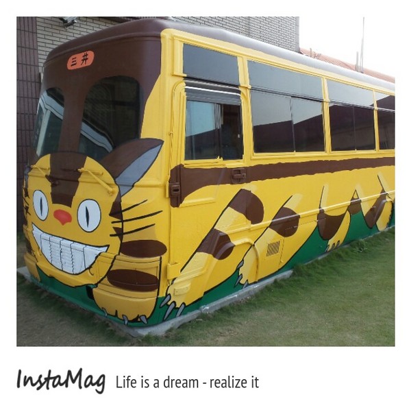 雲林西螺7-11三井門市龍貓公車:搶先曝光~雲林西螺7-11三井門市出現龍貓公車