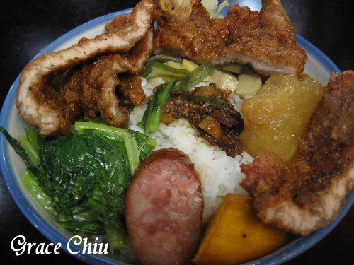 排骨飯～台生飲食亭～台北懷舊餐廳．台北復古餐廳，排骨便當．雞腿便當．手搖飲料