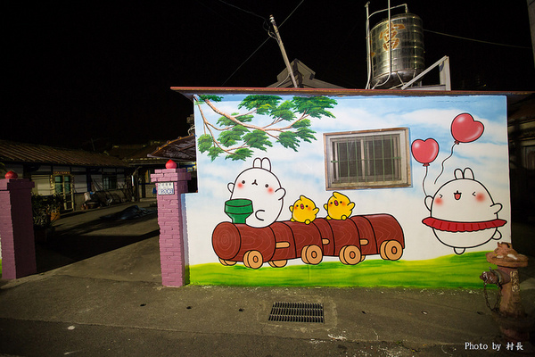 胡厝寮彩繪村:【遊記】{台南。善化區}紅磚牆的新外套-胡厝寮外婆的彩繪牆