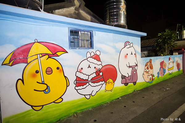 胡厝寮彩繪村:【遊記】{台南。善化區}紅磚牆的新外套-胡厝寮外婆的彩繪牆