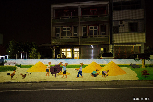 胡厝寮彩繪村:【遊記】{台南。善化區}紅磚牆的新外套-胡厝寮外婆的彩繪牆