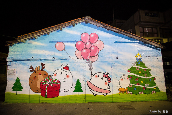 胡厝寮彩繪村:【遊記】{台南。善化區}紅磚牆的新外套-胡厝寮外婆的彩繪牆