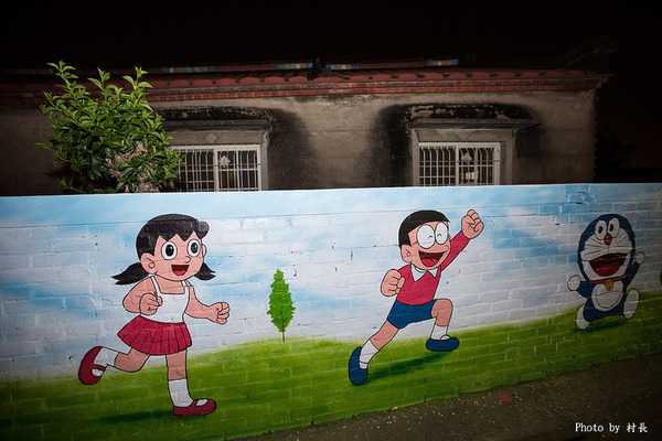 胡厝寮彩繪村:【遊記】{台南。善化區}紅磚牆的新外套-胡厝寮外婆的彩繪牆